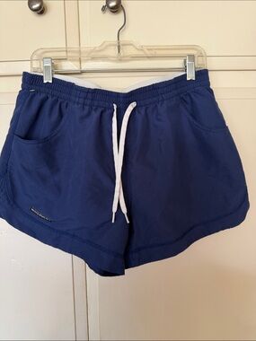 Women’s Athletic Drawstring Shorts in Navy Blue